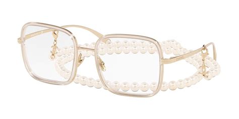 CHANEL 2185 CH2195 Women's Silver Frame Crystal Lens .